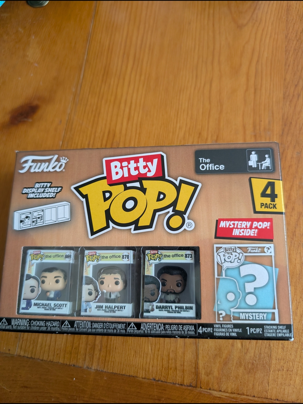 💐Funko Bitty Pop! The Office 4-Pack - Michael, Jim, Darryl + Mystery
